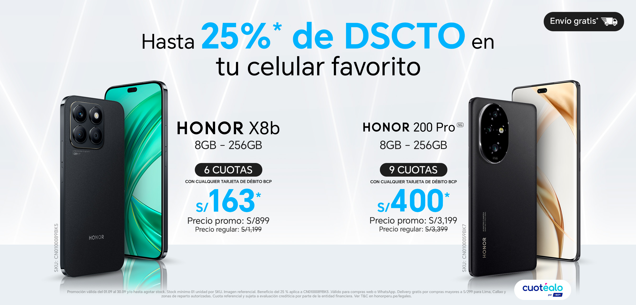 BANNER CELULARES-HONORX8B-HONOR200PRO